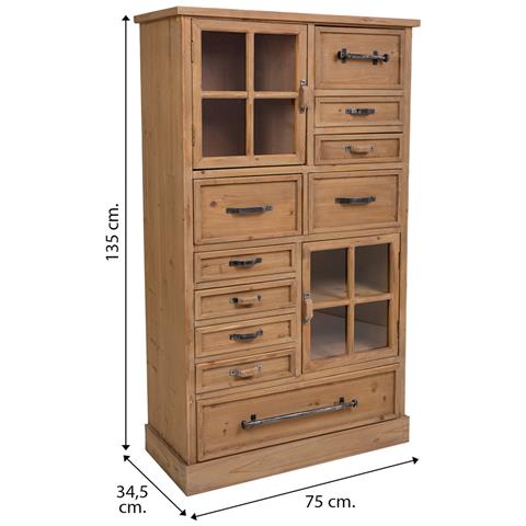 Sgabello In Metallo E Pelle Marrone 120x40x51h - Foto 8