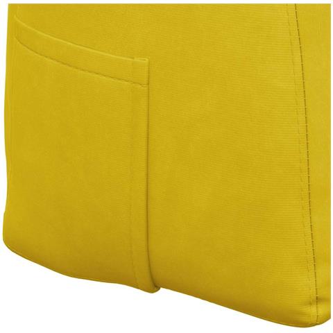 Cuscino per Schiena Giallo 100 x 24 x 50 cm Velluto - Foto 9