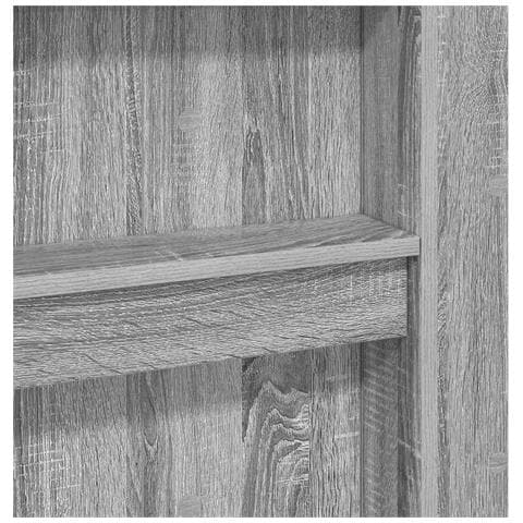 Struttura letto a castello con scrivania Grigio Sonoma - Foto 9