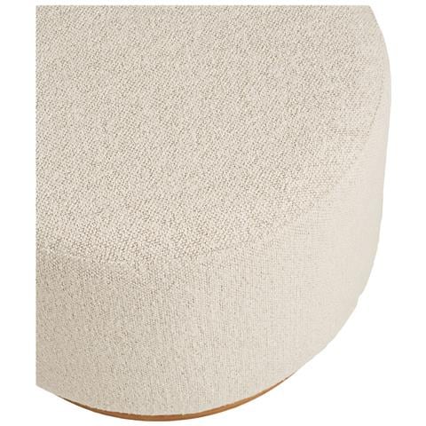 Pouf Daisy-bianco-poliestere-50x50x41 Cm - Foto 2