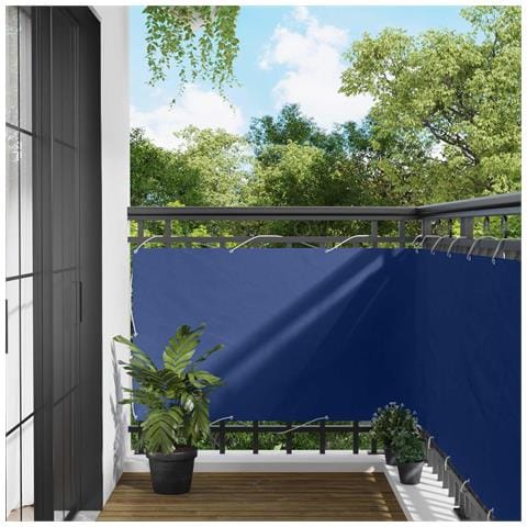 Schermo da balcone Blu 100 x 1000 cm Tessuto Oxford - Foto 2