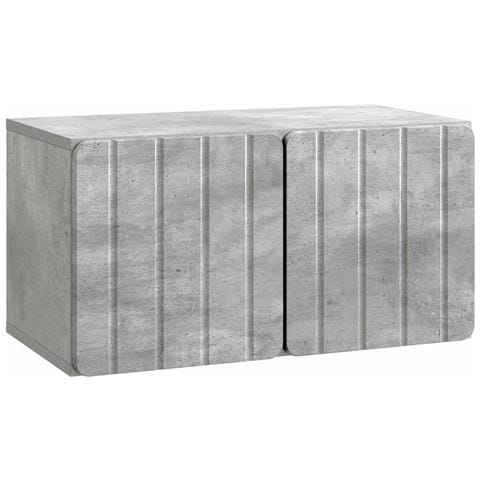Mobile Porta TV da Muro Grigio Cemento 59,5 x 31 x 30 cm - Foto 1