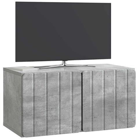 Mobile Porta TV da Muro Grigio Cemento 59,5 x 31 x 30 cm - Foto 2