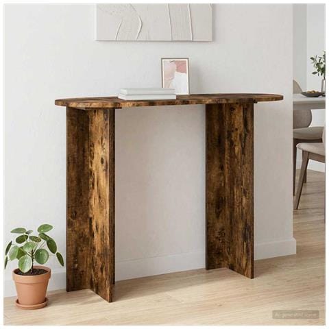 Tavolo consolle Rovere Fumo 100 x 39,5 x 75 cm - Foto 2
