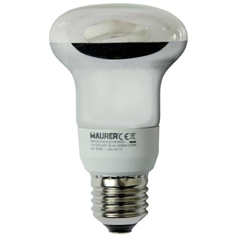 Lampadina fluorescente luce calda 2700K E27 W9 V230 5 Pz - Foto 1