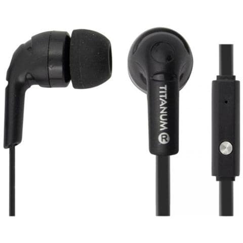 Cuffie Microfono Titanum Nere - Foto 1