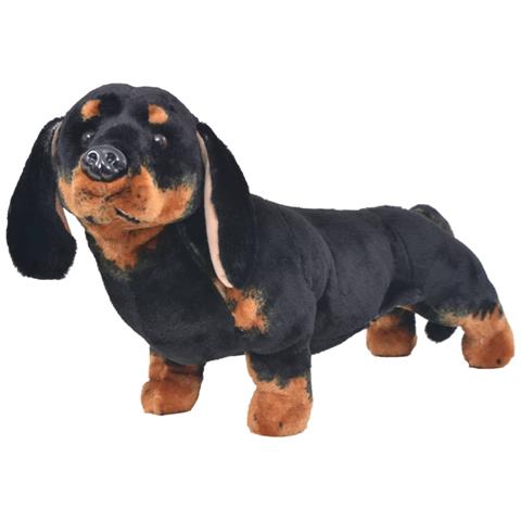 Cane Bassotto in Peluche in Piedi Nero XXL - Foto 1