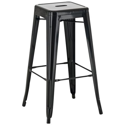 Sgabello Joshua Nero - Foto 5