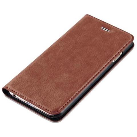Custodia Compatibile Con Apple Iphone 6 / Iphone 6s In Marrone Cappuccino - Coperchio Protettiva Con Chiusura Magnetica, Funzione Stand E Tasca Per Le Carte - Foto 5