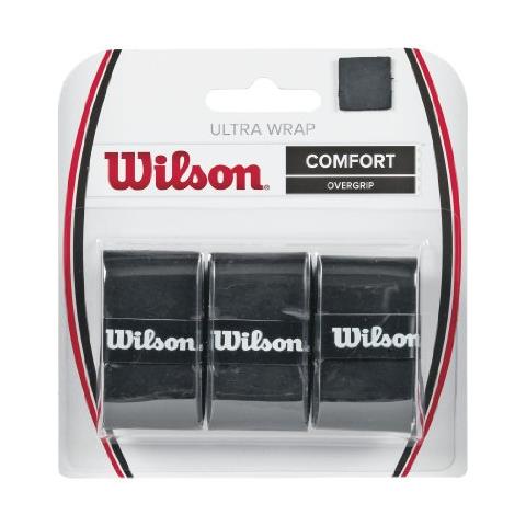 Overgrip Wilson Ultra Wrap Tennis (confezione Da 3), Nero - Foto 1