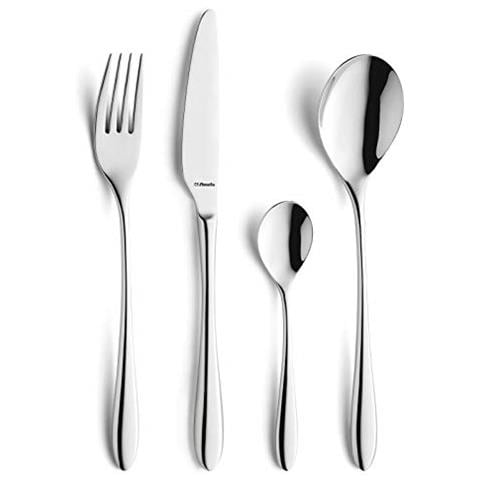 Cuba Set 12 Cucchiai, Acciaio Inox 18/10, 216 Mm Di Lunghezza, Acciaio Inox Altre Leghe - Foto 2