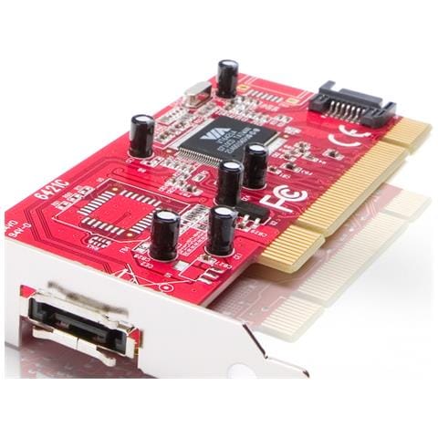 Controller Serial ATA CSATA2P - 1 x 7-pin Serial ATA / 150 Esterno SATA, 1 x 7-pin Serial ATA / 150 Serial ATA Interno - PCI - Foto 7
