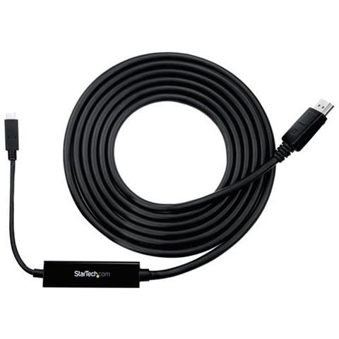 Cavo Adattatore USB-C a DisplayPort da 3m - 4k 60hz - Nero - Adattatore USB Tipo-C - Compatible con Thunderbolt 3 - Foto 2
