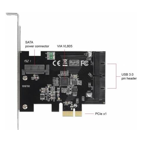 90387 scheda di interfaccia e adattatore USB 3.0 Interno - Foto 2