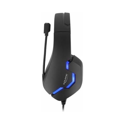 27182 Cuffia E Auricolare Cablato A Padiglione Giocare Usb Tipo A Nero, Blu - Foto 3