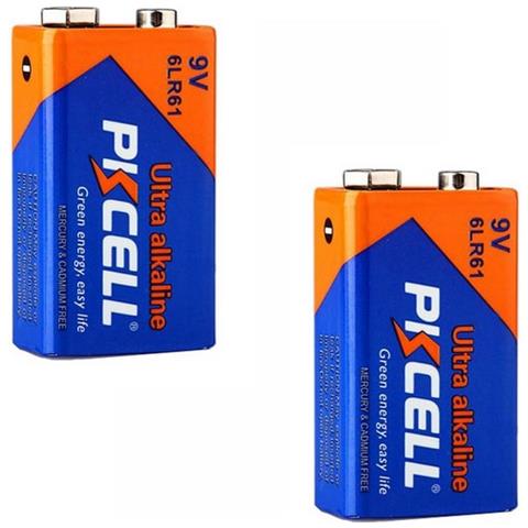Batteria Pila 6lr61 Ultra Alcalina 9v 2x Confezioni Da 1 Pezzi - Foto 2