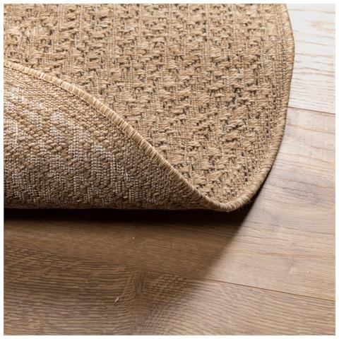 Tappeto 120 Cm Aspetto Iuta Per Interni Ed Esterni - Foto 2