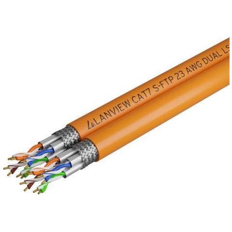 Lvn122510 Cavo Di Rete Arancione 500 M Cat7 S /ftp (s-stp) - Foto 1