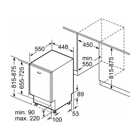Lavastoviglie SPV6YMX08E da Incasso a Scomparsa Totale Classe C Capacità 10 Coperti - Foto 12