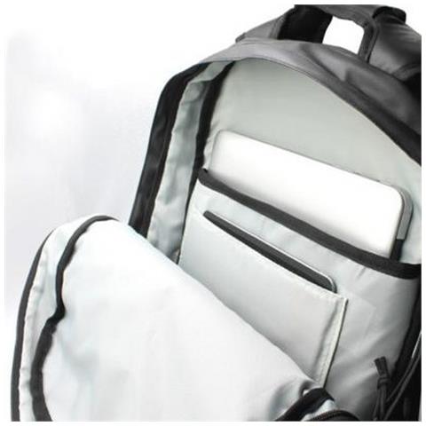 Zaino Universale In Nylon Per Pc/tablet, Nero - Foto 2