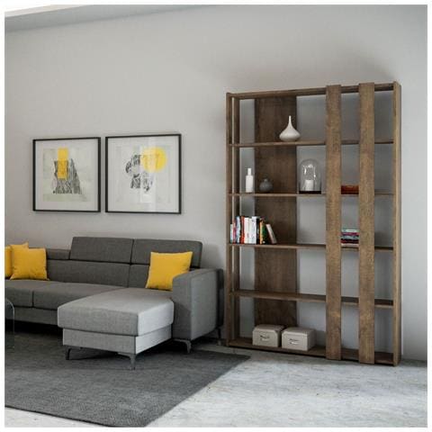 Libreria A Giorno Kato Small B Noce - Foto 2