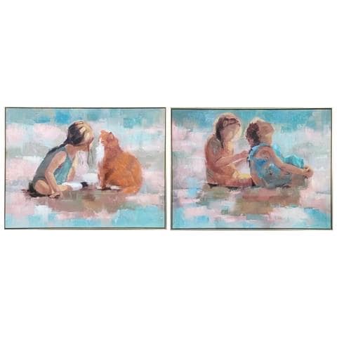 Tela 80 X 3,5 X 60 Cm Bambini Shabby Chic (2 Unità) - Foto 1