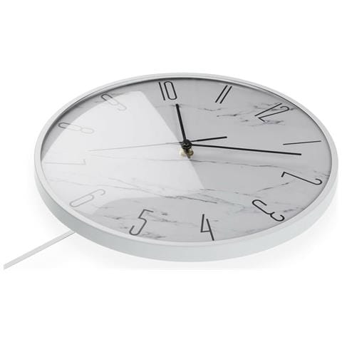 Orologio Da Parete Pendolo Metallo Cristallo Legno Mdf 4,5 X 56 X 29 Cm - Foto 3