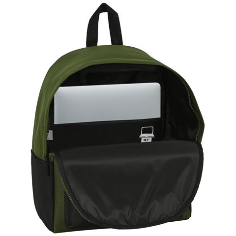 Zaino Per Portatile Dark Forest Nero Verde 31 X 40 X 16 Cm - Foto 2