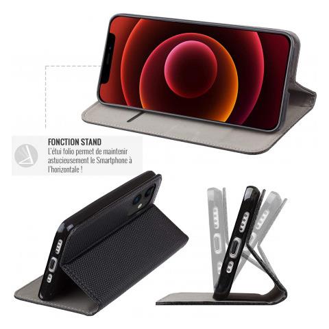 Custodia Folio Per Samsung Galaxy A55 5g Magnetica Funzione Supporto, Nero - Foto 4