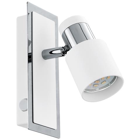 Spot Moderno Davida In Acciaio Cromo 1 Luce Gu10 4,6w Ip20 - Foto 1