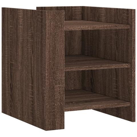 Comodino Rovere Marrone 45x50x50 Cm In Truciolato - Foto 2