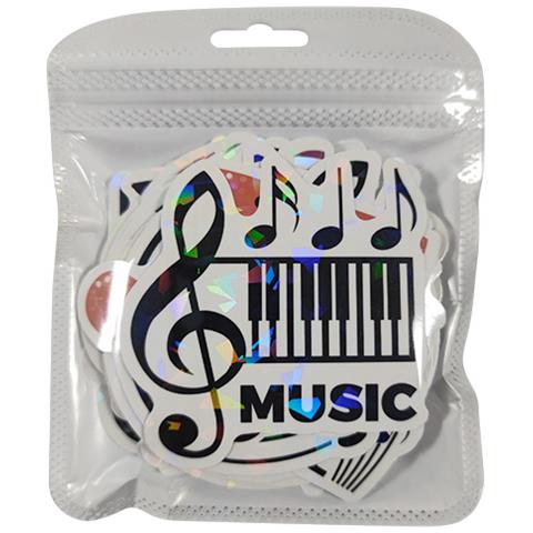 Adesivi Con Note Musicali - 50 Adesivi In Vinile - Foto 2