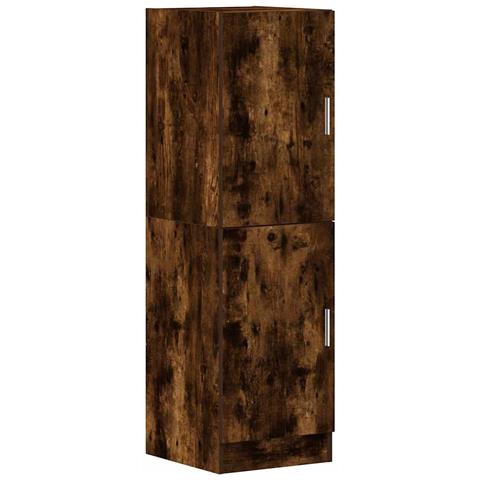 Armadietto Cucina Rovere Fumo 38x41,5x131,5 Cm In Legno - Foto 2