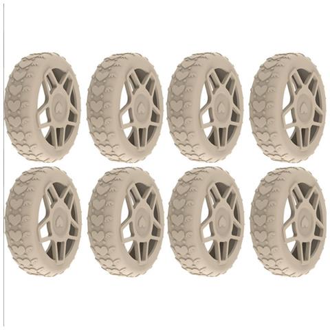 8 Copriruote Per Valigie Con Rotelle Caramel Brown Modello 2 - Foto 1