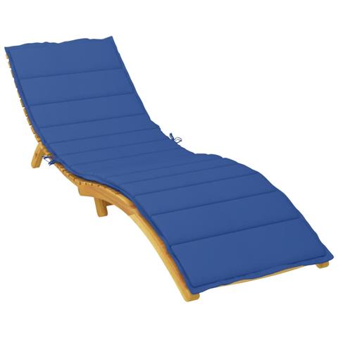 Cuscino Per Lettino Blu Reale 200x70x3 Cm In Tessuto Oxford - Foto 2