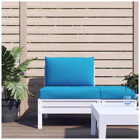 Cuscini Per Pallet 2 Pz Azzurro In Tessuto Oxford - Foto 8