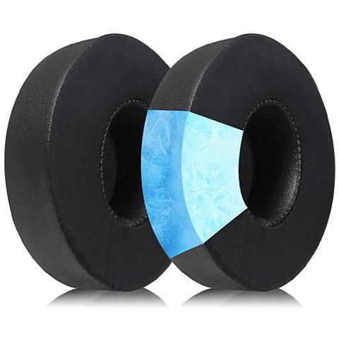 Cuscinetti Auricolari Rrescanti In Gel Per Cuffie Beats Solo 2 E 3 Black - Foto 2