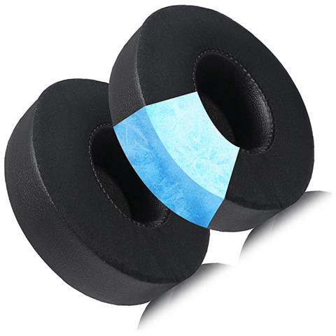 Cuscinetti Auricolari Rrescanti In Gel Per Cuffie Beats Solo 2 E 3 Black - Foto 3