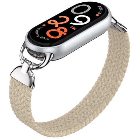 Elegante Cinturino Elastico In Nylon Intrecciato Per Xiaomi 9 Apricot - Foto 1