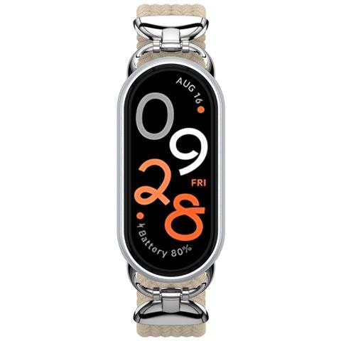 Elegante Cinturino Elastico In Nylon Intrecciato Per Xiaomi 9 Apricot - Foto 2