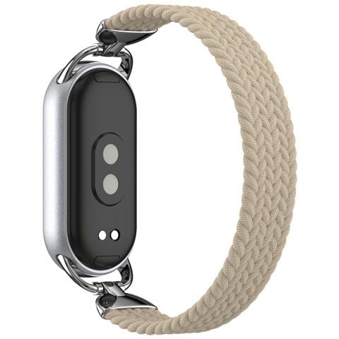 Elegante Cinturino Elastico In Nylon Intrecciato Per Xiaomi 9 Apricot - Foto 5