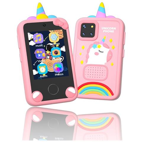 Telefono Educativo Unicorno Per Bambini 48 Mp Schermo Lcd Touchscreen Da 2,8"" Antiurto - Foto 2