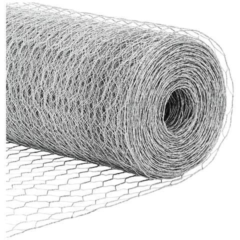 Recinzione esagonale  1,6x25 m in acciaio zincato, Pali di recinzione  13 pz Ø32 mm 210 cm in acciaio zincato - Foto 9