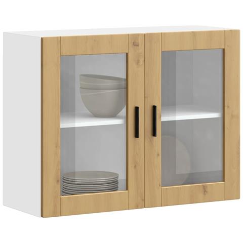 Pensile da Cucina con Porta in Vetro Porto Rovere Artigianale - Foto 2