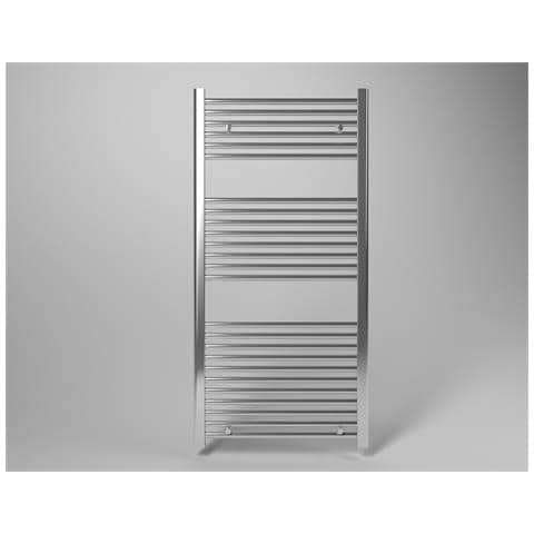 Scaldasalviette Termoarredo 120x60 Cm (int. 55) Cromato Da Bagno Tubi Dritti Roy - Foto 1