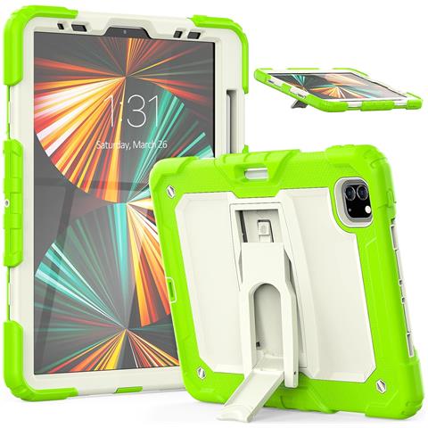 Custodia Per Ipad Mini 6 8.3"" Con Supporto E Alloggiamento Per Stilo Verde - Foto 1