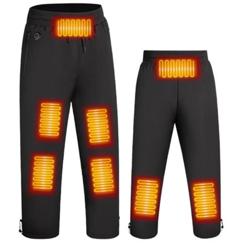 Pantaloni Termici Riscaldati Usb: Antivento E Temperatura Regolabile L - Foto 1