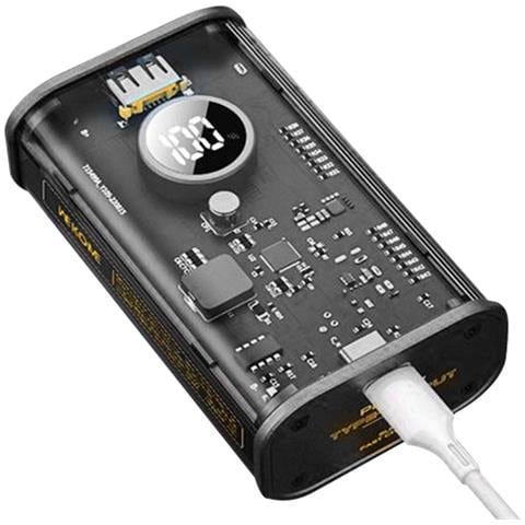 Powerbank 10000mah Usb-c / Lightning Pd 20w Serie Vanguard Ricarica Rapida, Nero - Foto 5