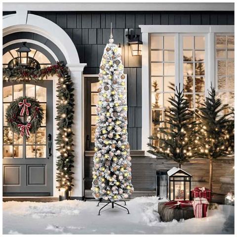 Albero di Natale snodato Verde 55 x 55 x 210 cm - Foto 2