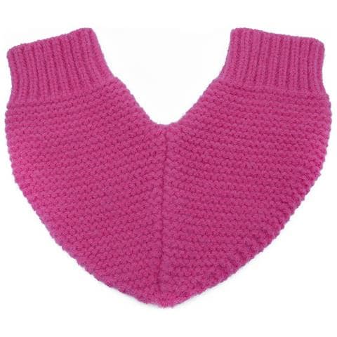 Guanti Caldi Per Coppie - Guanti Invernali In Maglia Di Cotone Tinta Unita Rose Red - Foto 1